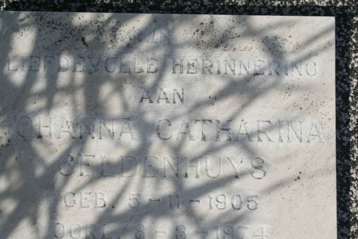 GELDENHUYS Johanna Catharina 1905-1974