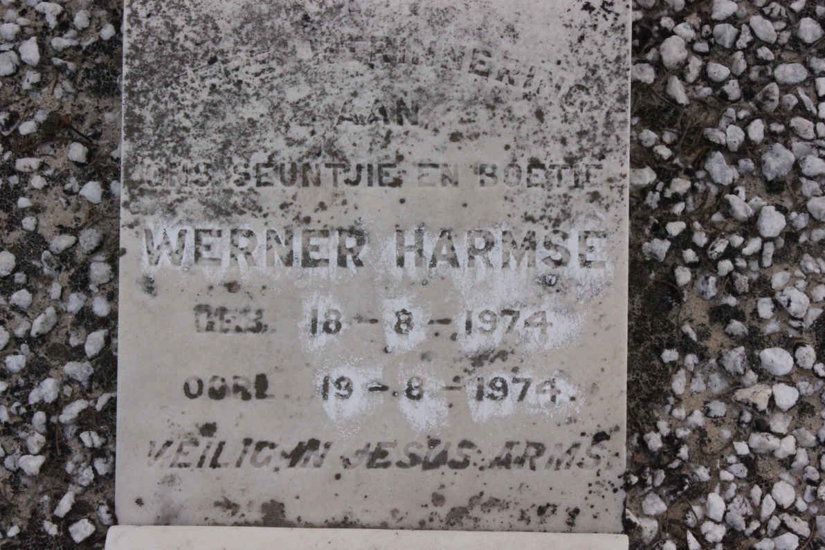 HARMSE Werner 1974-1974
