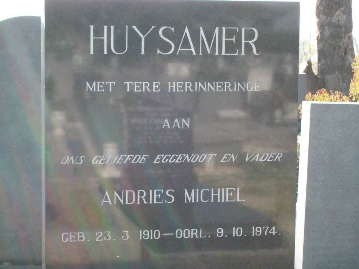 HUYSAMER Andries Michiel 1910-1974