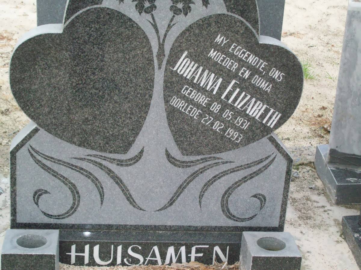 HUISAMEN Johanna Elizabeth 1931-1993