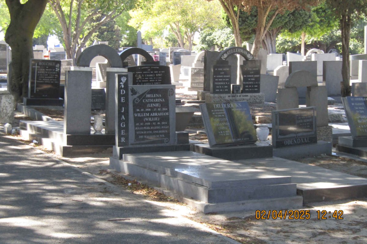 JAGER Willem Abraham, de 1930-2014 & Helena Catharina 1938-2014