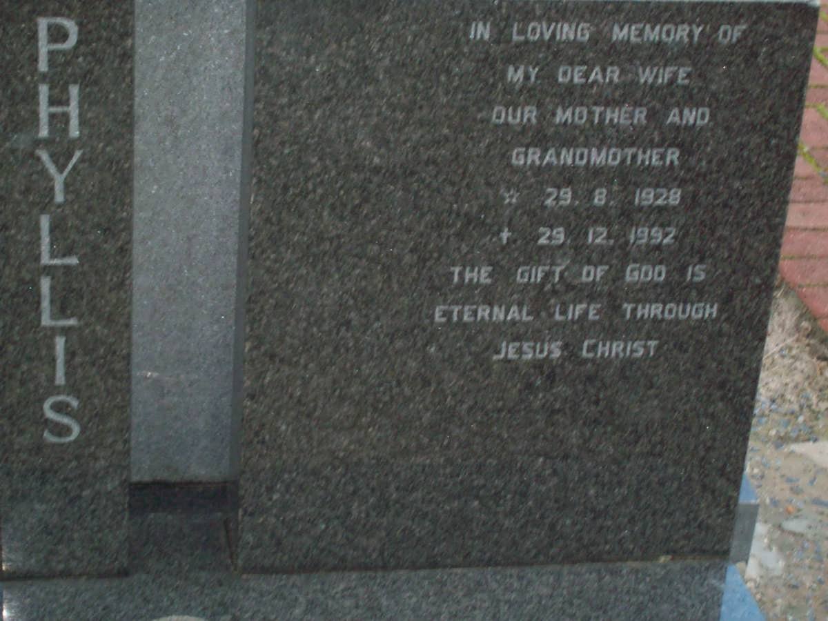 JACOBS Phyllis 1928-1992