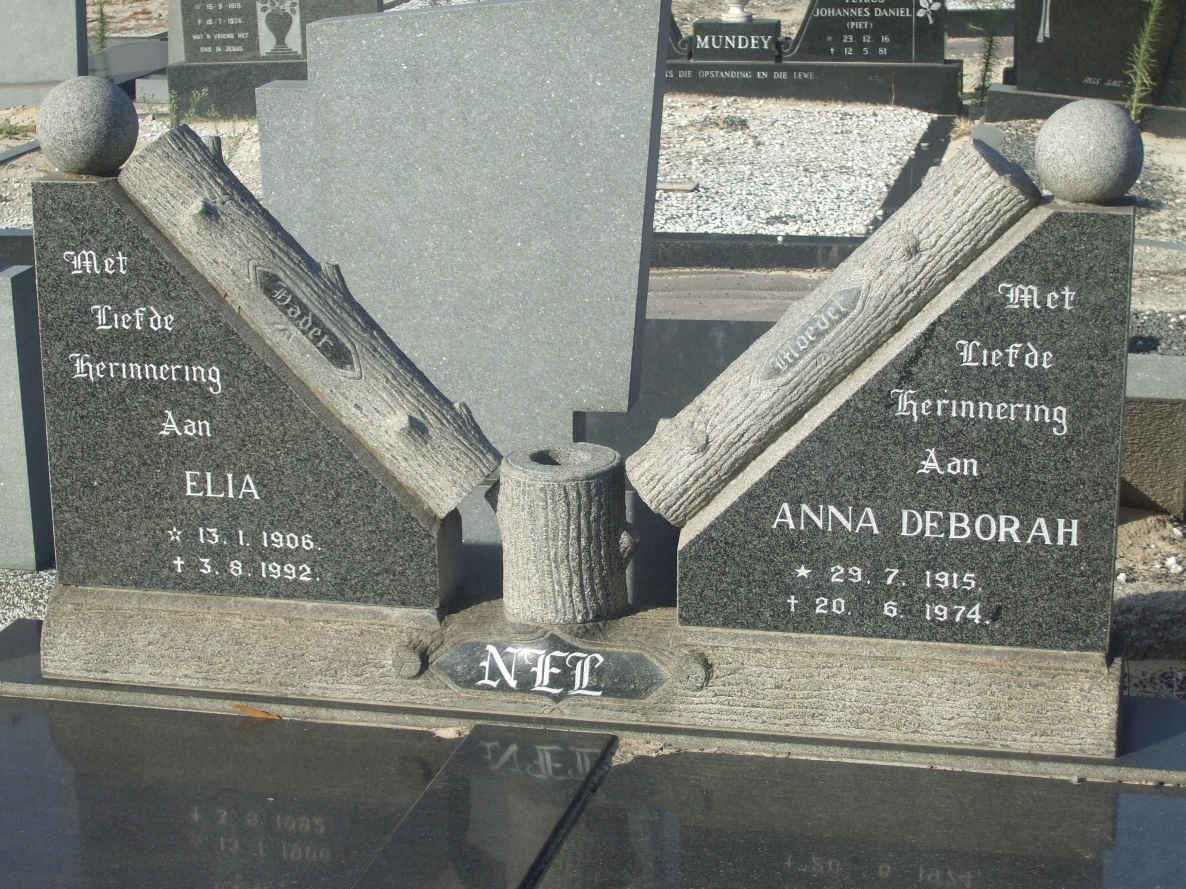 NEL Elia 1908-1992 &amp; Anna Debora 1915-1974