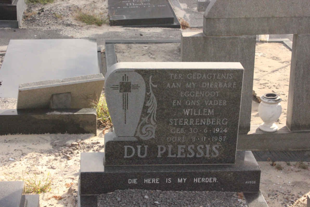 PLESSIS Willem Sterrenberg, du 1924-1987