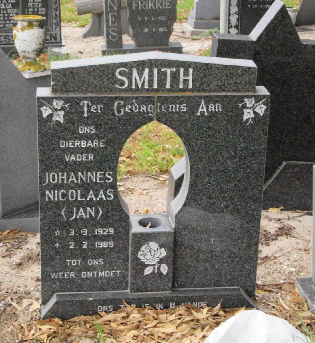SMITH Johannes Nicolaas 1929-1989