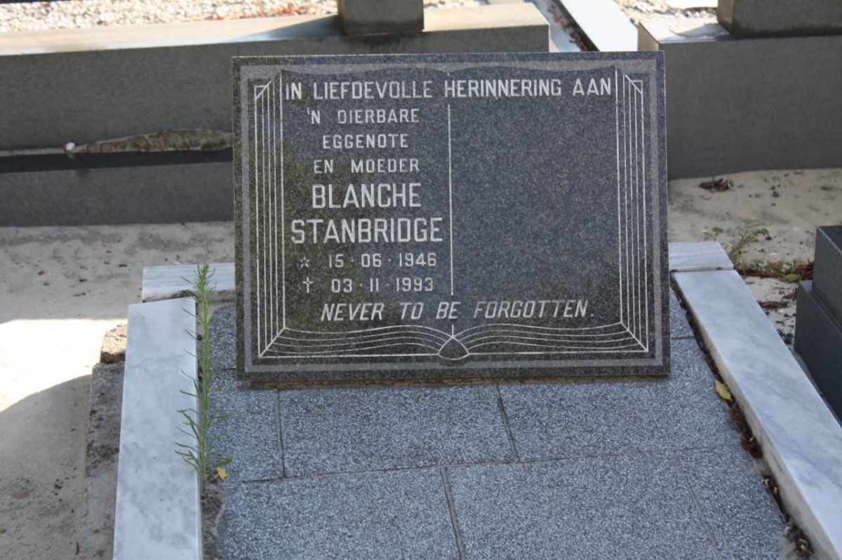 STANBRIDGE Blanche 1946-1993