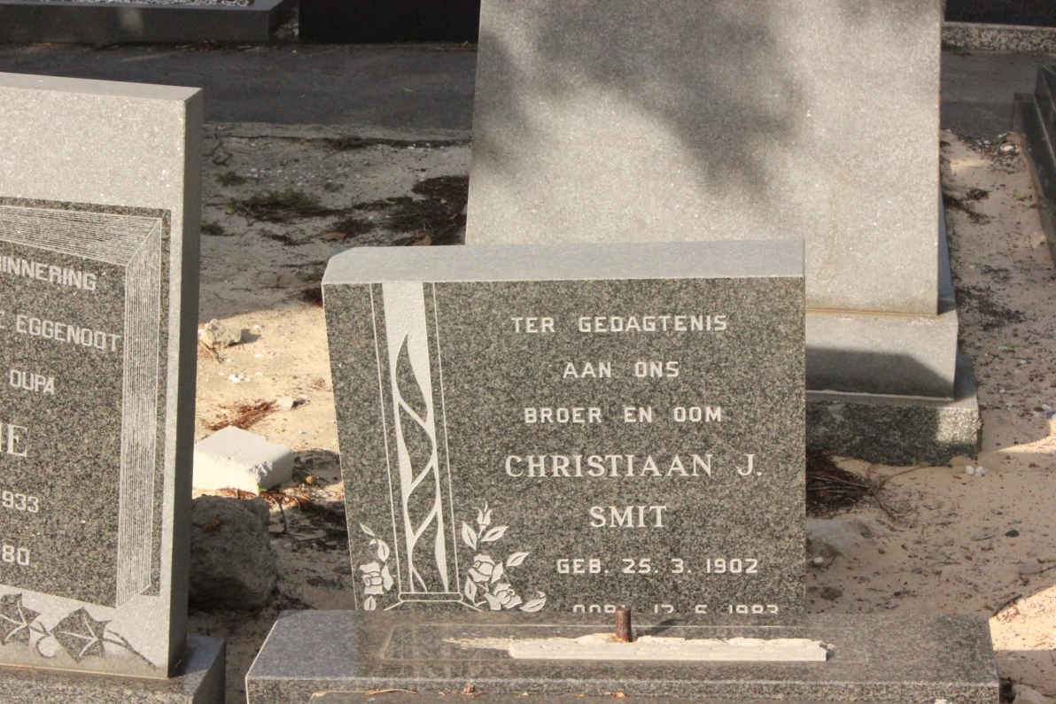 SMIT Christiaan J. 1902-1993