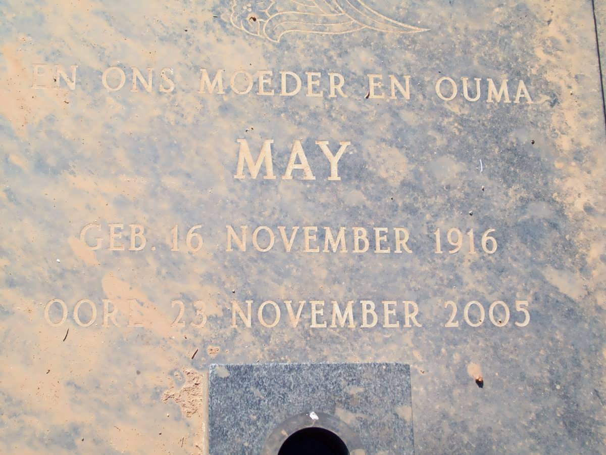 SNYMAN May 1915-2005