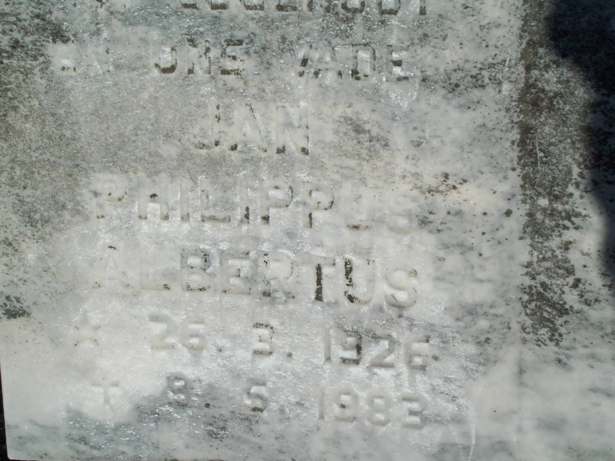STASSEN Jan Philippus Albertus 1926-1983