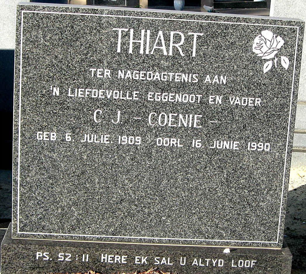 THIART C.J. 1909-1990