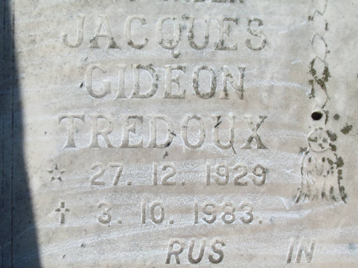TREDOUX Jacques Gideon 1929-1983