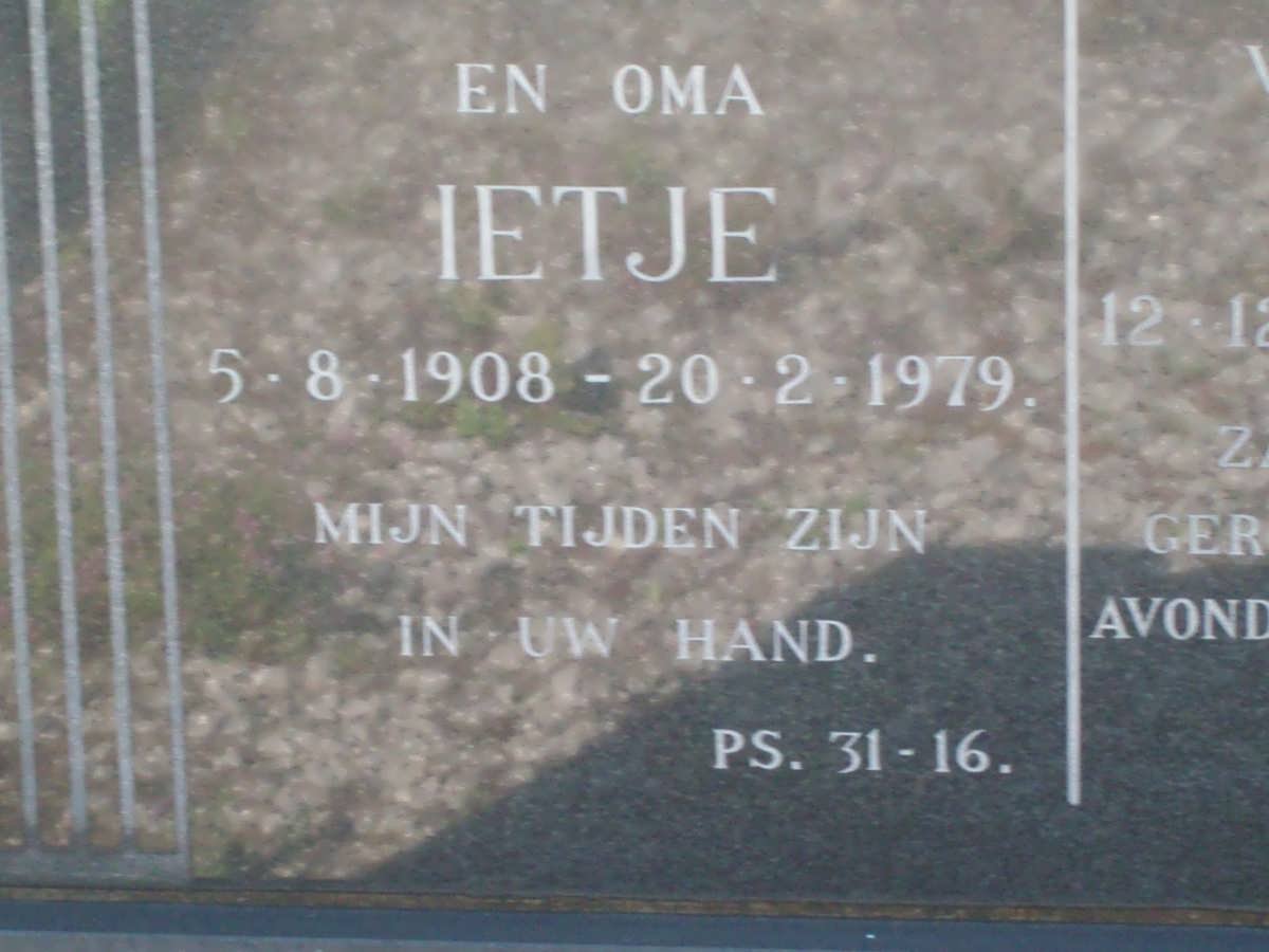 TURKSTRA Ietje 1908-1979