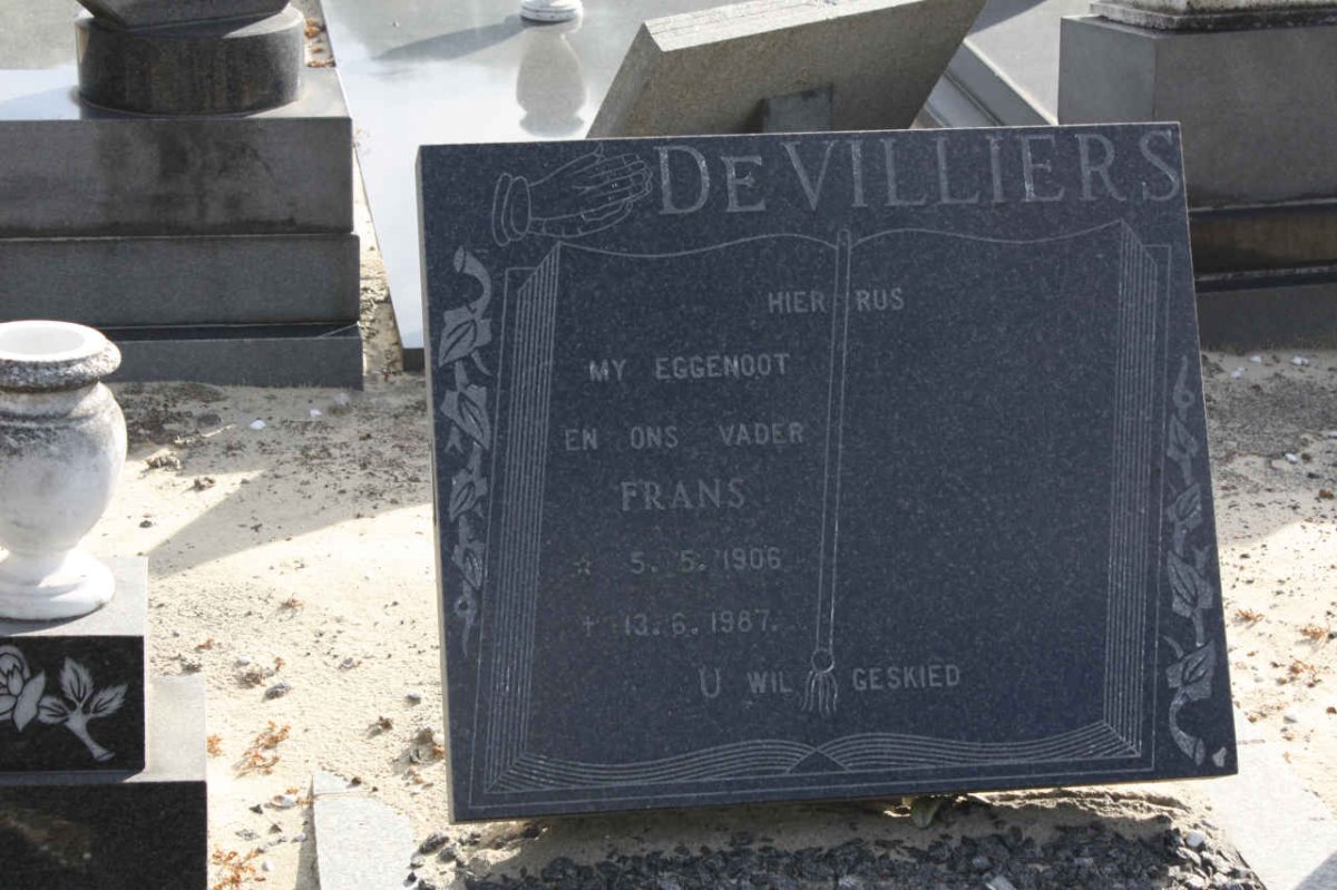 VILLIERS Frans, de 1906-1987