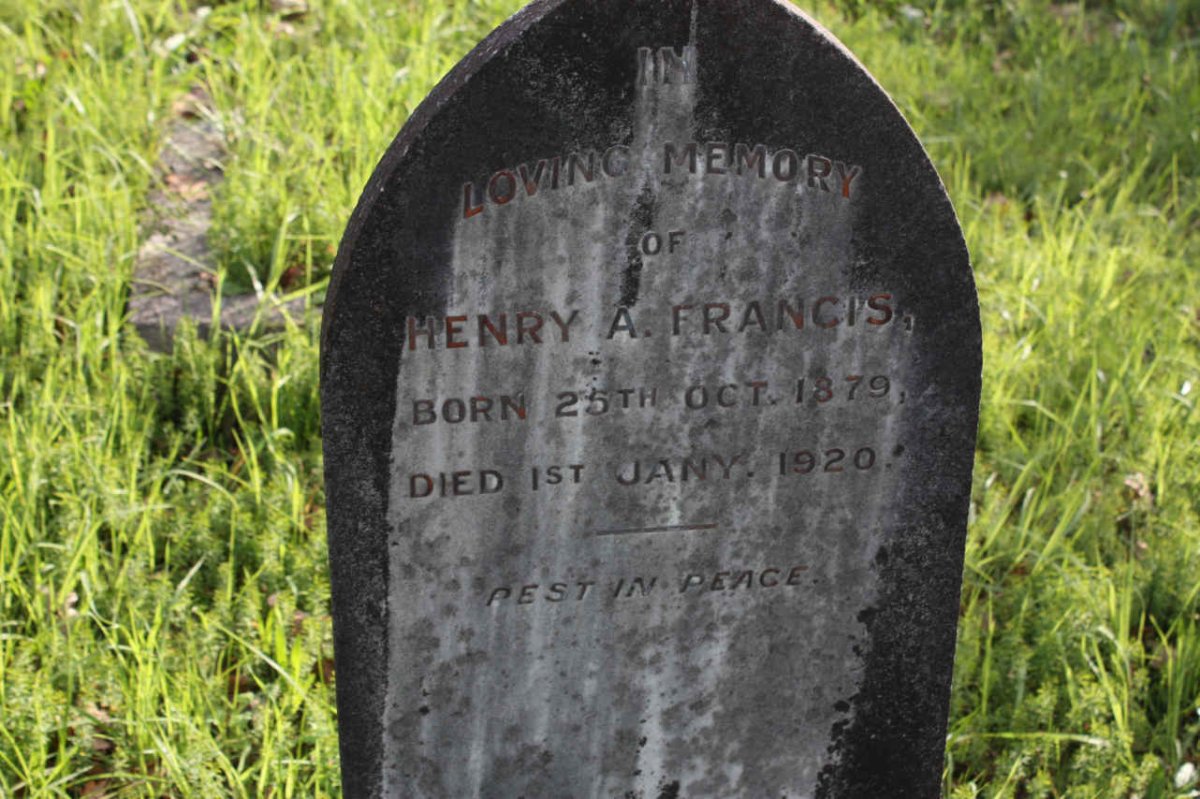 FRANCIS Henry A. 1879-1920