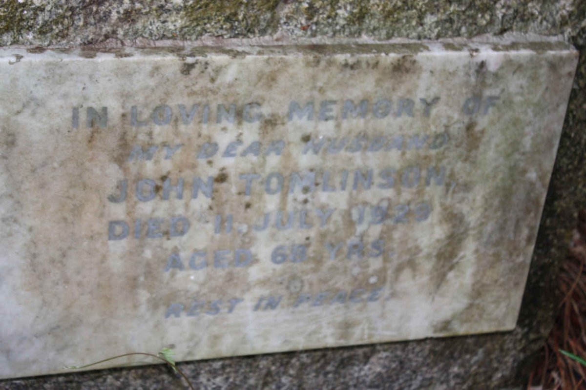 TOMLINSON John -1929