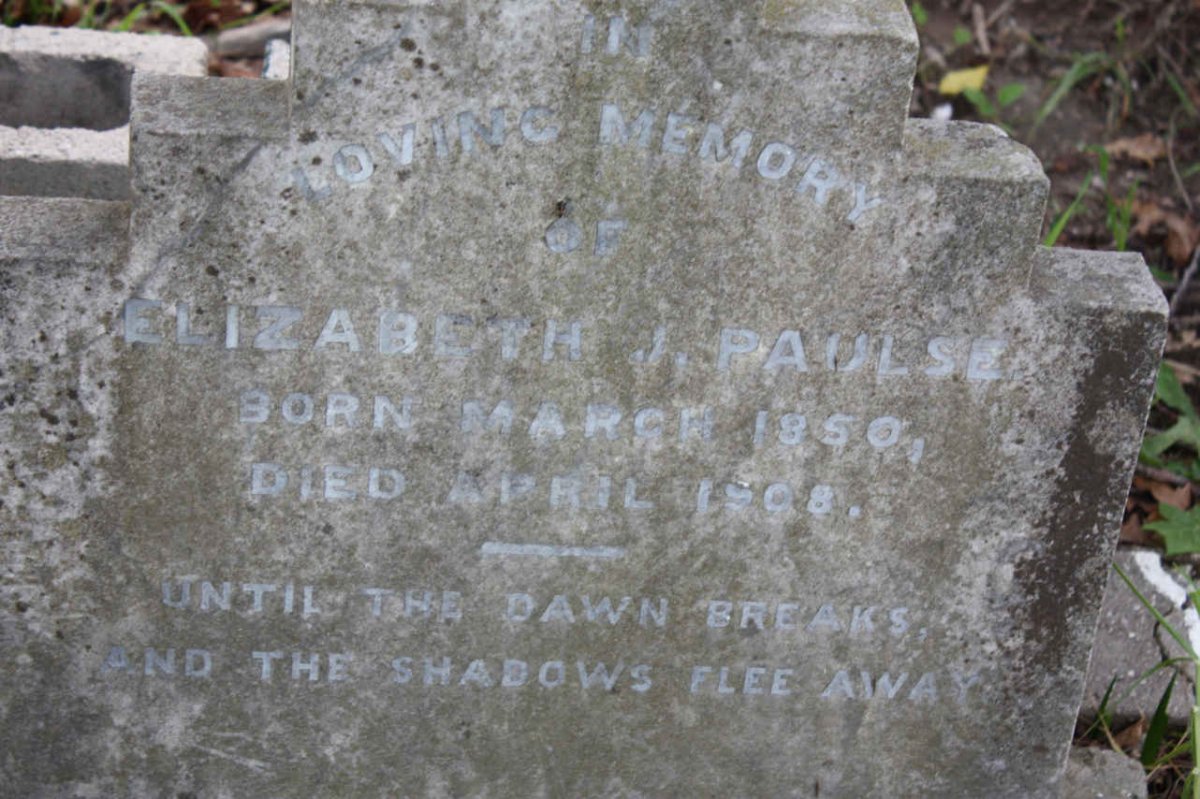 PAULSE Elizabeth 1850-1908