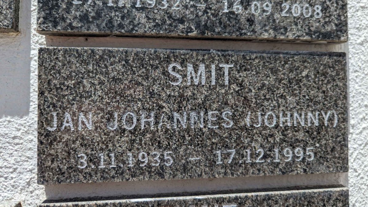 SMIT Jan Johannes 1935-1995