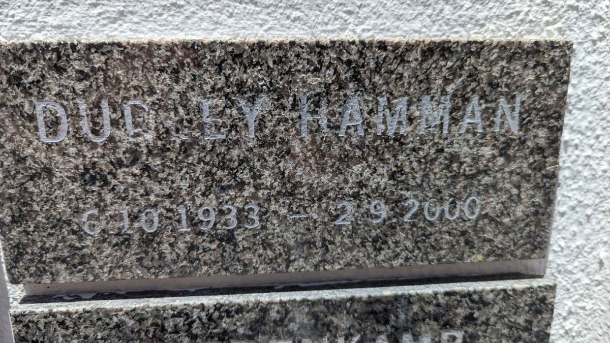 HAMMAN Dudley 1933-2000