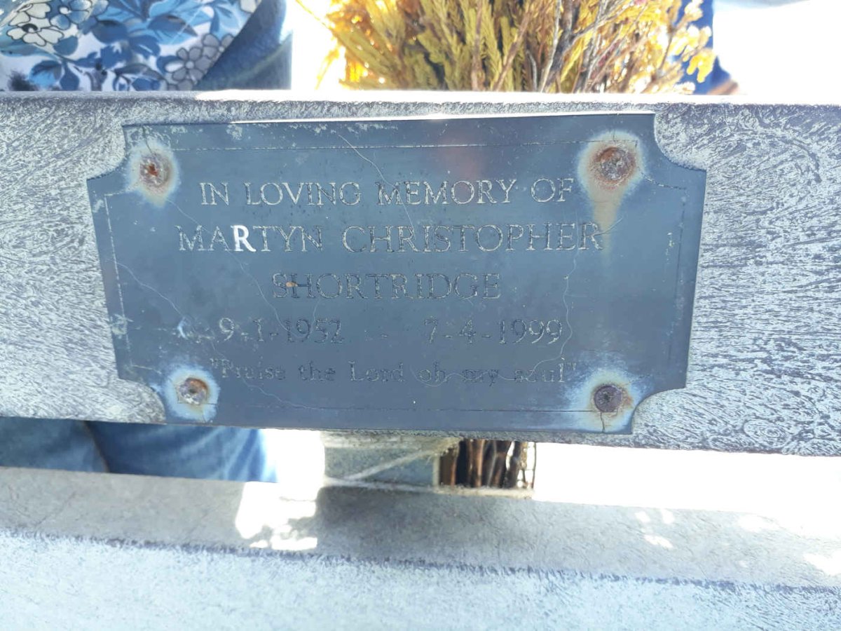 SHORTRIDGE Martyn Christopher 1952-1999