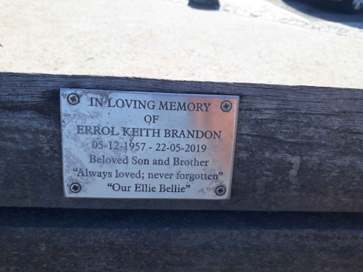 BRANDON Errol Keith 1957-2018