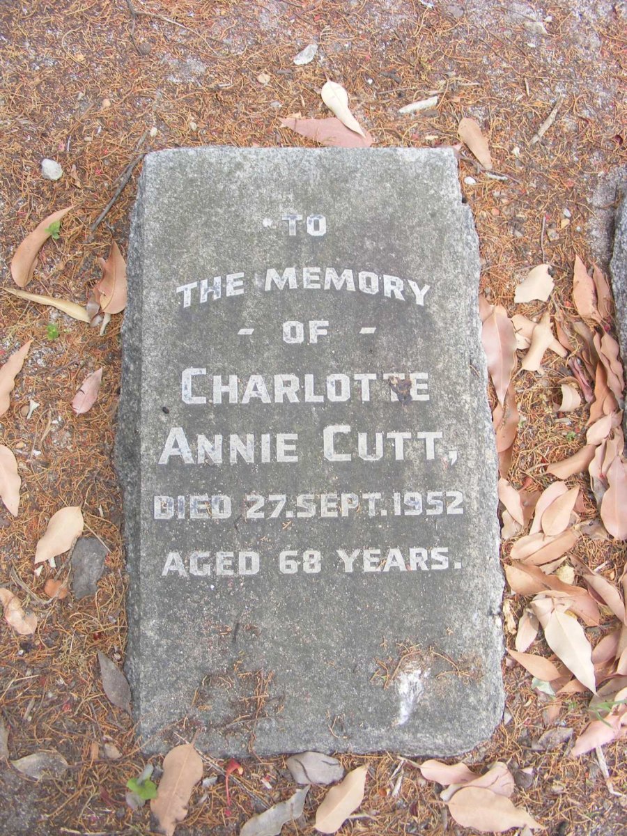 CUTT Charlotte Annie -1952
