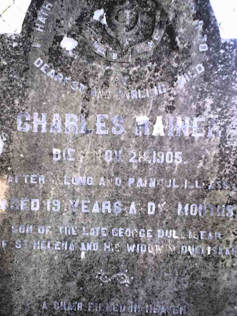 DULLISEAR Charles Rainer 1886-1905