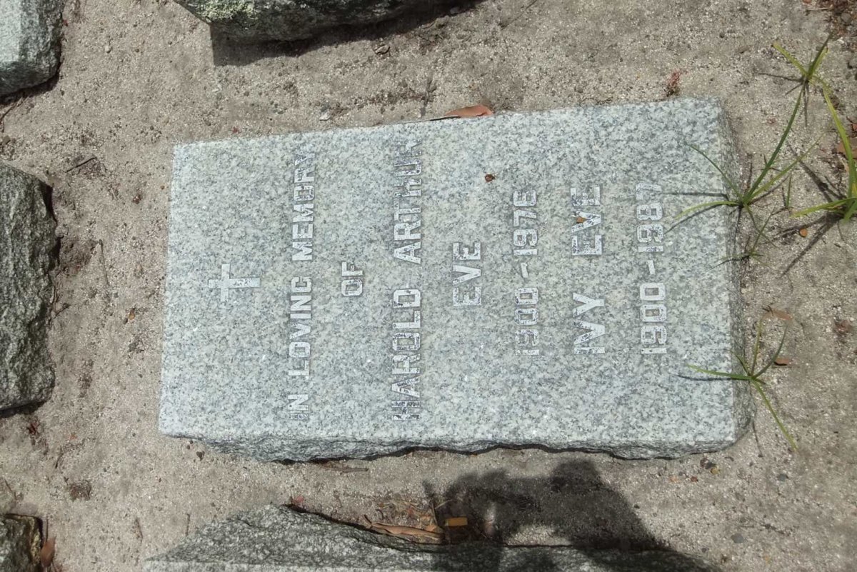 EVE Harold Arthur 1900-1976 &amp; Ivy 1900-1987