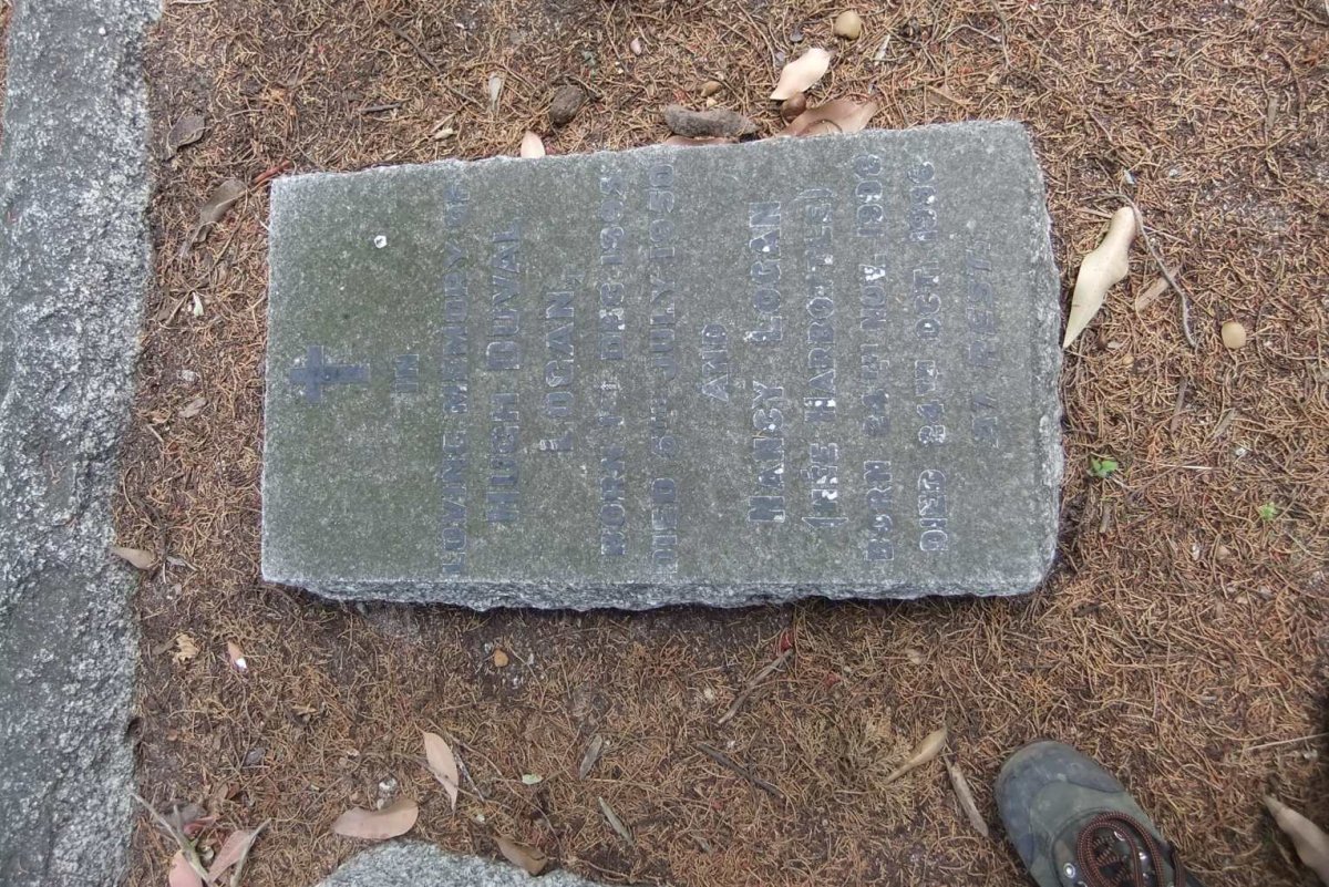 LOGAN Hugh Duval 1895-1950 &amp; Nancy HARBOTTLE 1908-1986