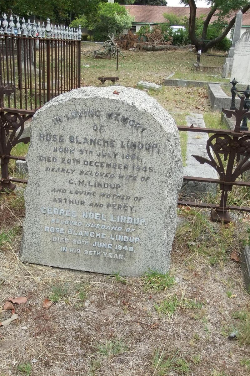 LINDUP George Noel -1948 &amp; Rose Blanche 1861-1945