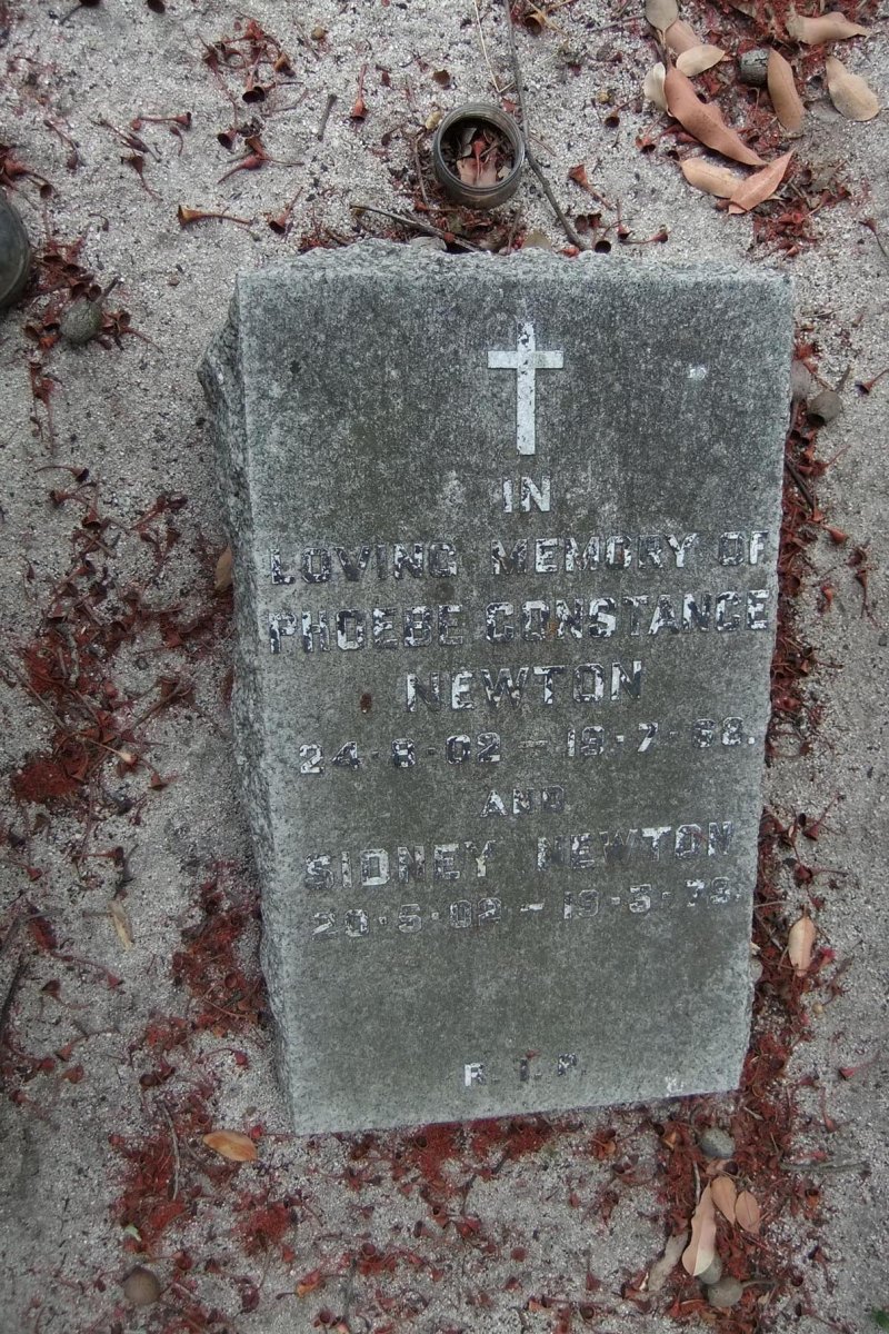 NEWTON Sidney 1902-1979 &amp; Phoebe Constance 1902-1968