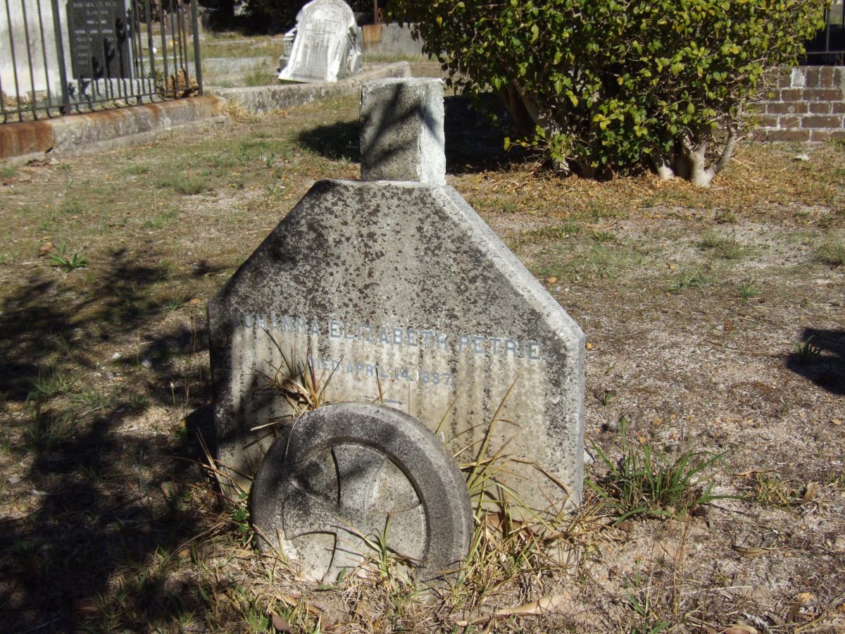 PETRIE Johanna Elizabeth -1887