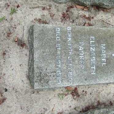 PARKER Mabel Elizabeth 1900-1969