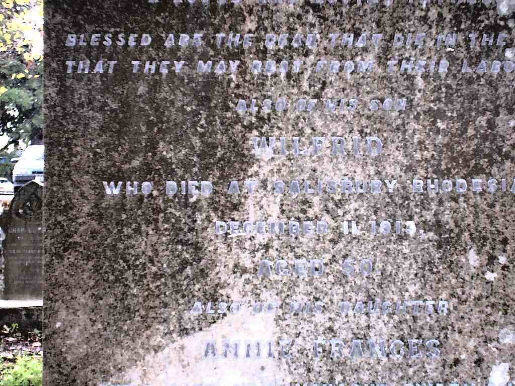 TAYLOR Wilfrid 1863-1913
