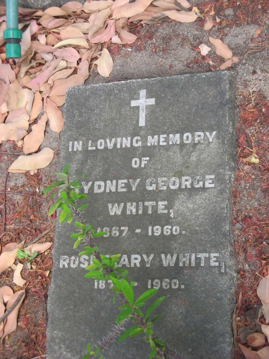 WHITE Sydney George 1867-1960 :: WHITE Rosemary 187?-1960