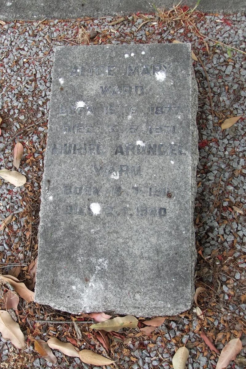 WARD Alice Mary 1877-1971 :: WARD Muriel Arundel 1911-1980