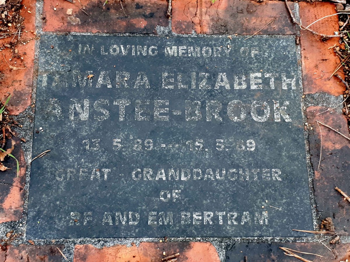 BROOK Tamara Elizabeth, ANSTEE 1989-1989