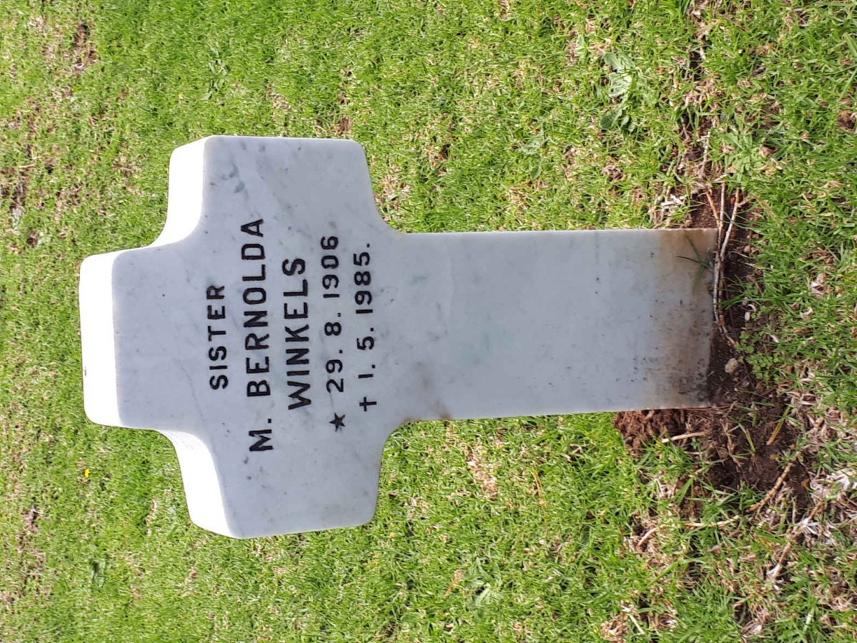 WINKELS M. Bernolda 1906-1985