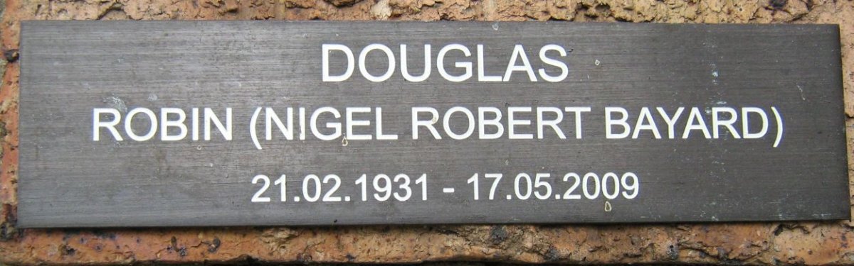 DOUGLAS Nigel Robert Bayard 1931-2009