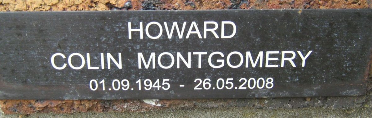 HOWARD Colin Montgomery 1945-2008