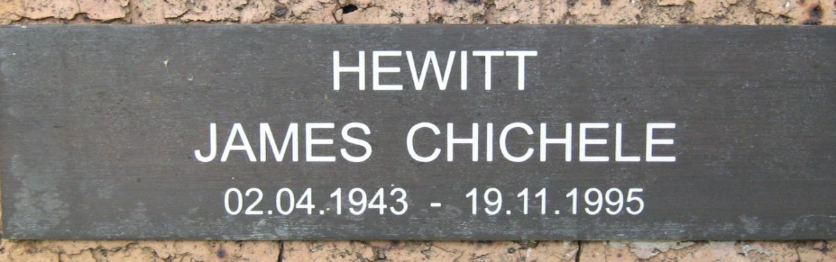 HEWITT James Chichele 1943-1995