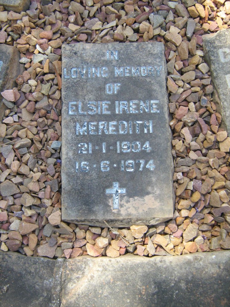 MEREDITH Elsie Irene 1904-1974