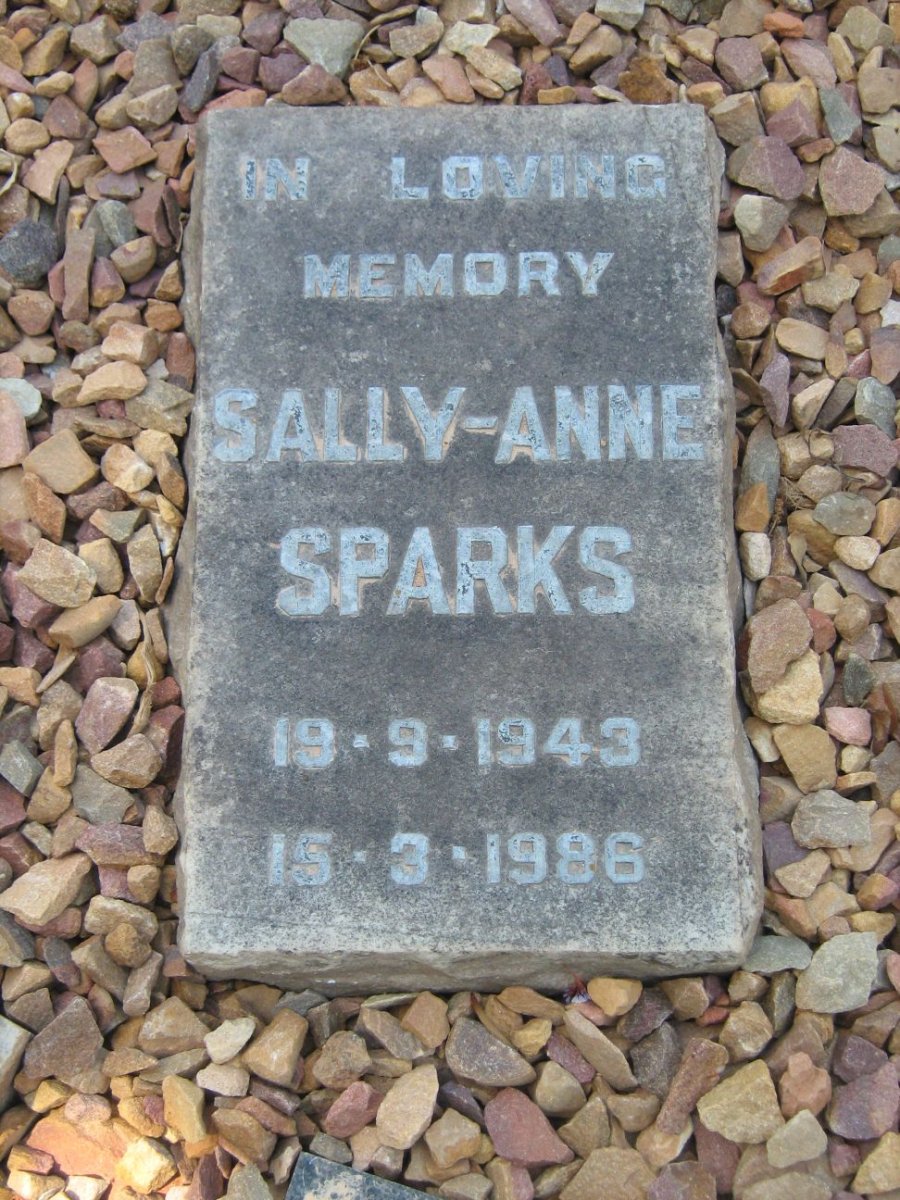 SPARKS Sally-Anne 1943-1986