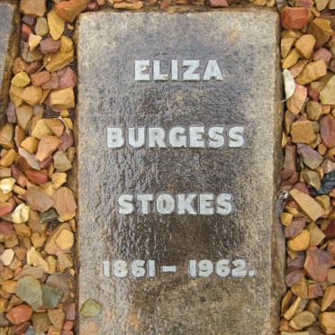 STOKES Eliza Burgess 1861-1962