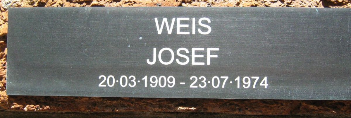 WEIS Josef 1909-1974