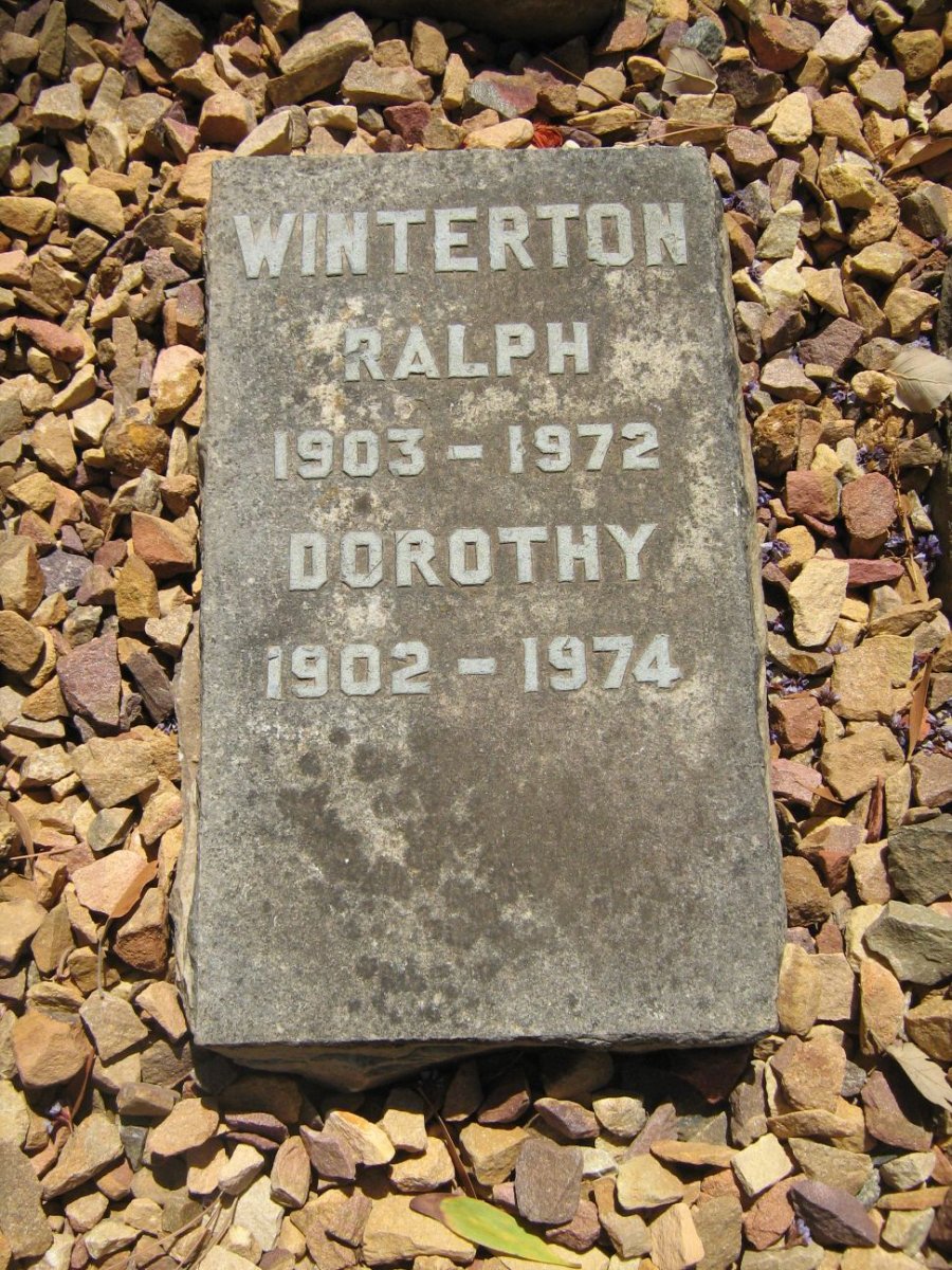 WINTERTON Ralph 1903-1972 &amp; Dorothy 1902-1974