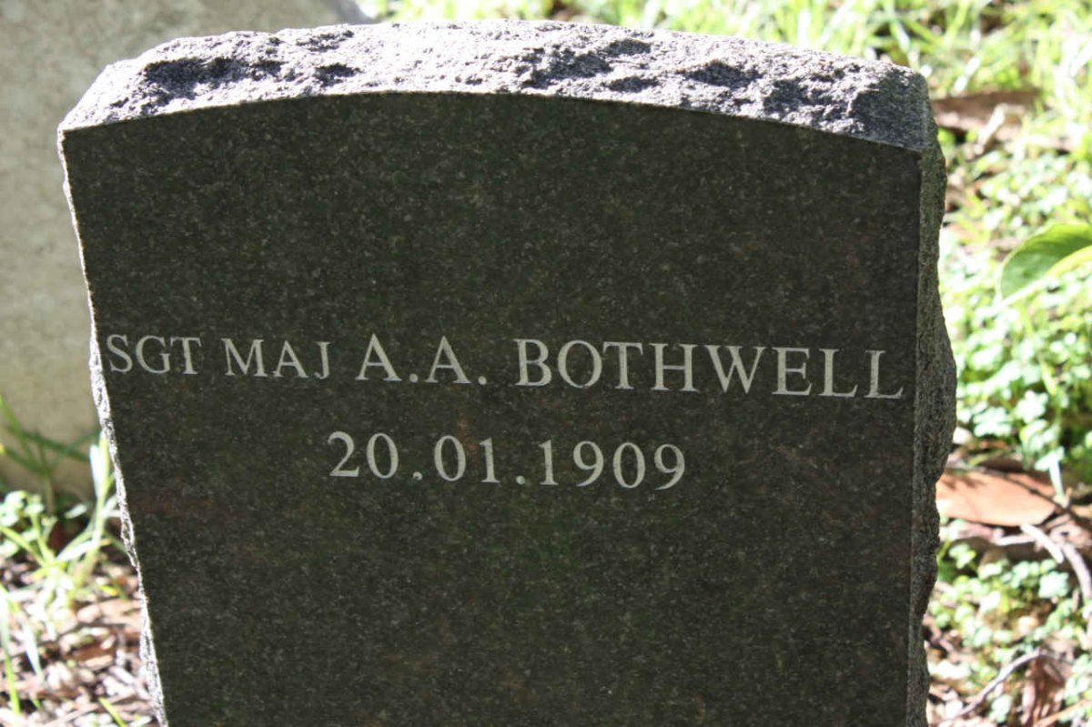 BOTHWELL A.A.  -1909
