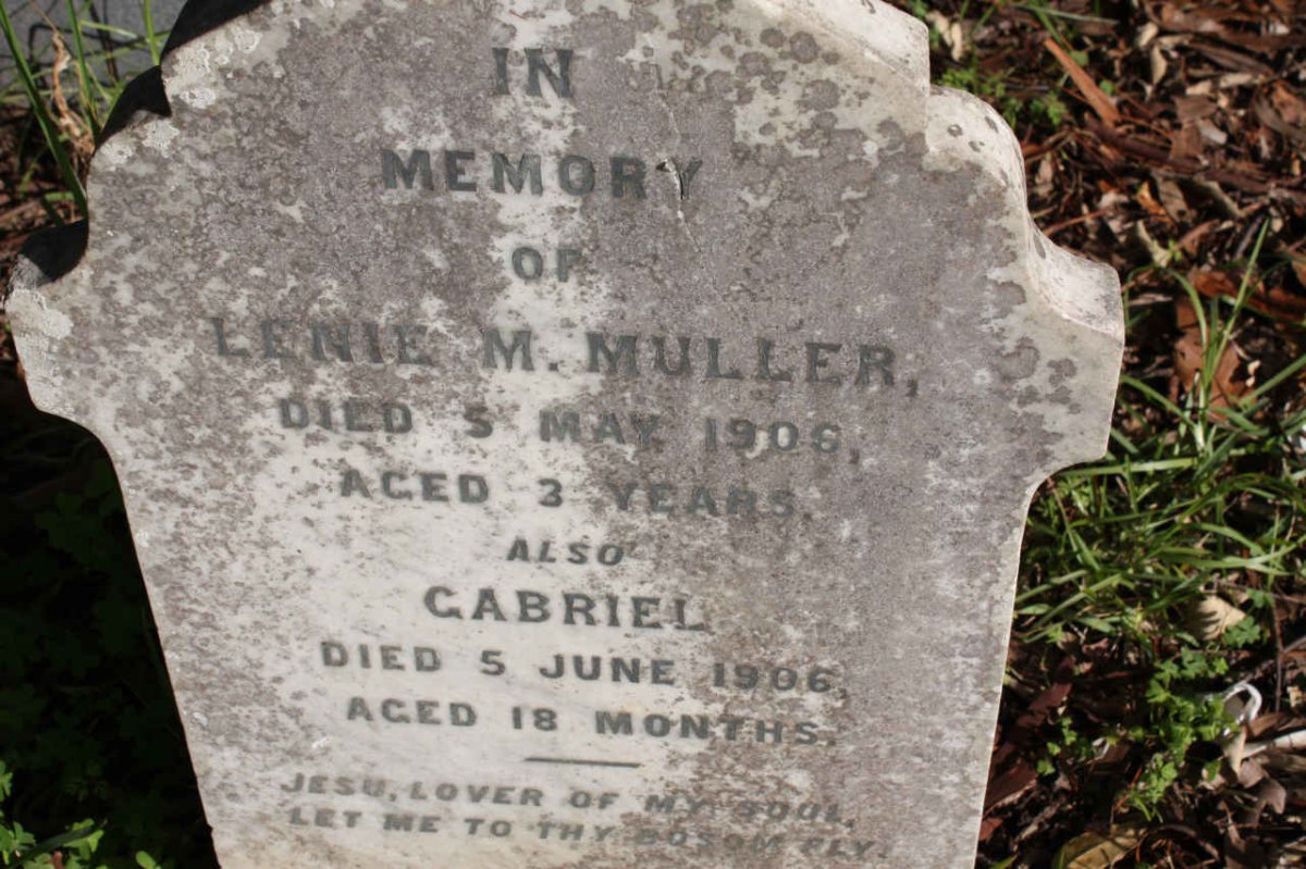 MULLER Lenie M.  -1906 :: MULLER Gabriel  -1906
