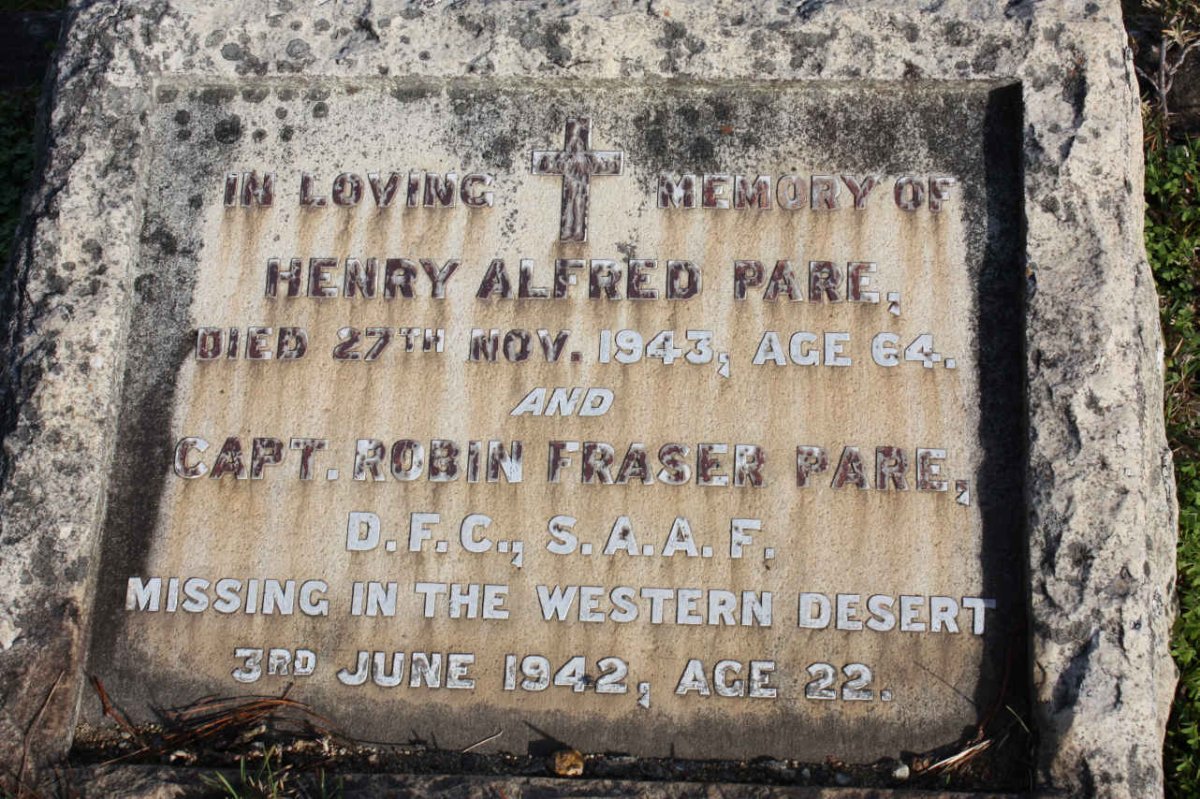 PARE Henry Alfred -1943 :: PARE Robin Fraser -1942