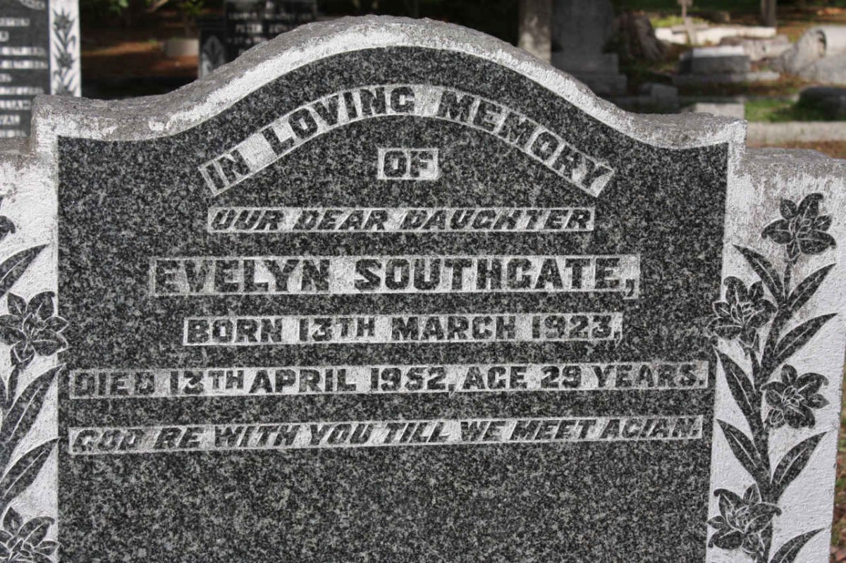 SOUTHGATE Evelyn 1923-1952