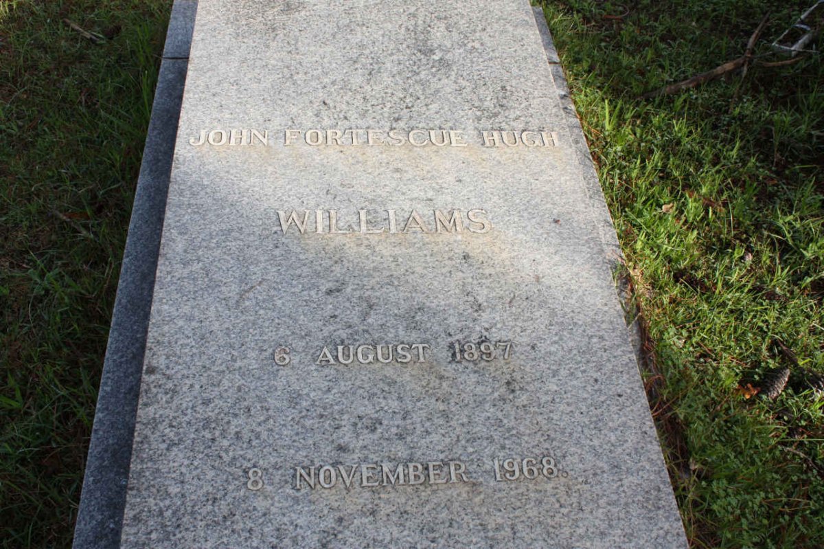 WILLIAMS John Fortesque Hugh 1897-1968